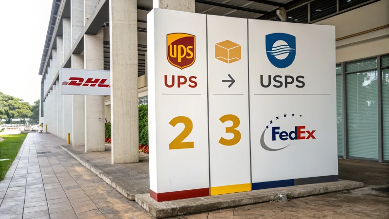 Infographic comparing waybill number formats of major couriers